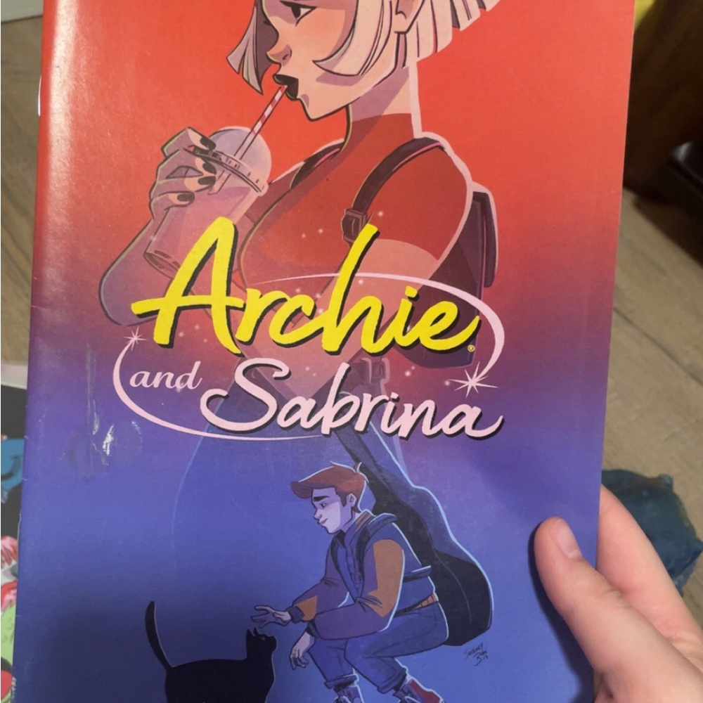Archie and Sabrina Graphic Novel - Purple & Red Ombre Cover